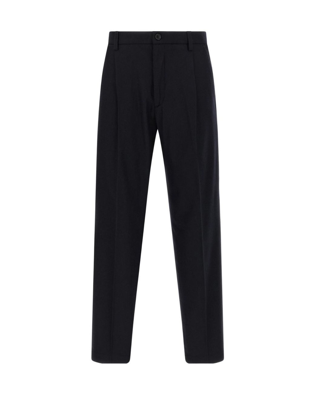 Department 5 Blue Gin Pintucks Trousers for men