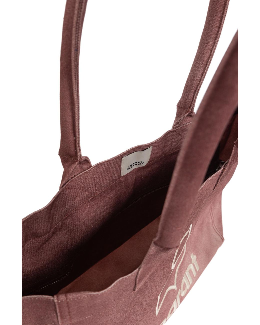 Isabel Marant Purple Yenky Logo Tote Bag