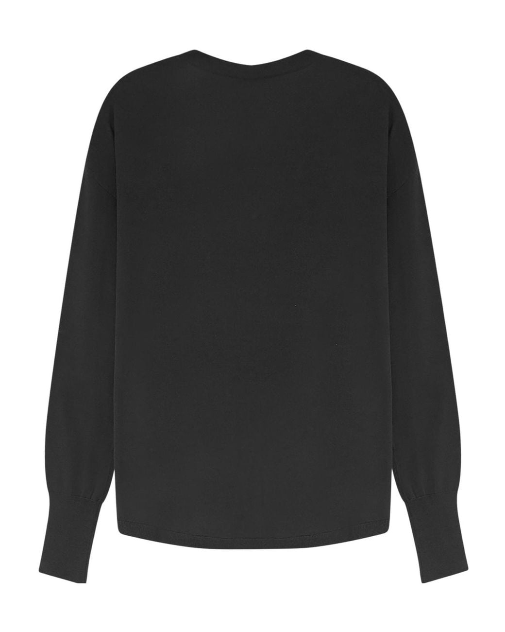 Aspesi Black V-Neck Knitted Sweater