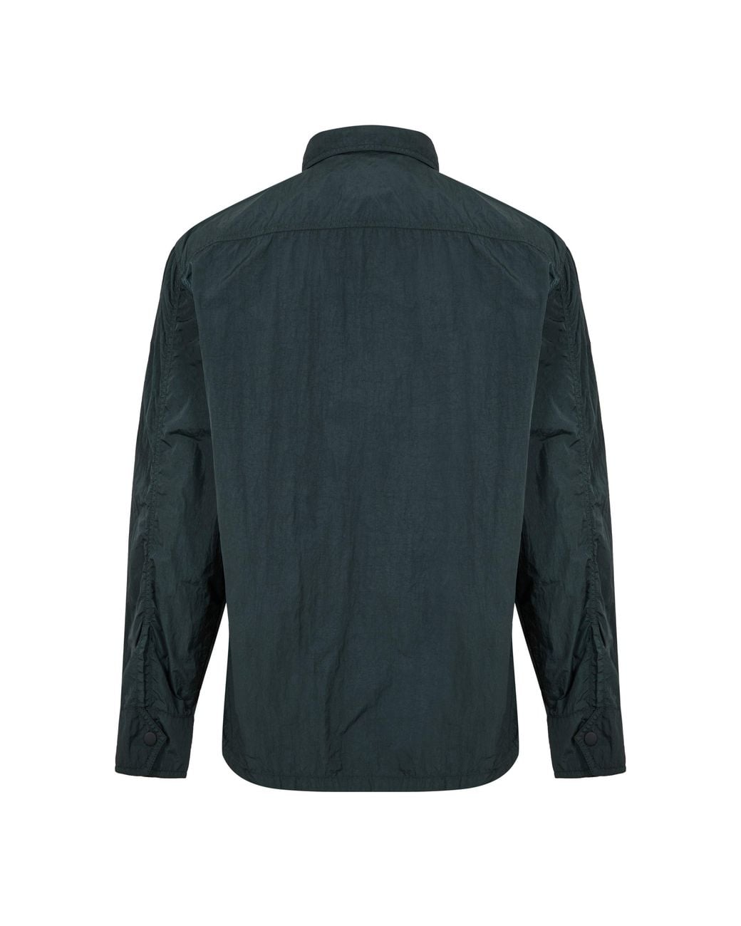 Boss Blue Stand Collar Long Sleeve Coat for men