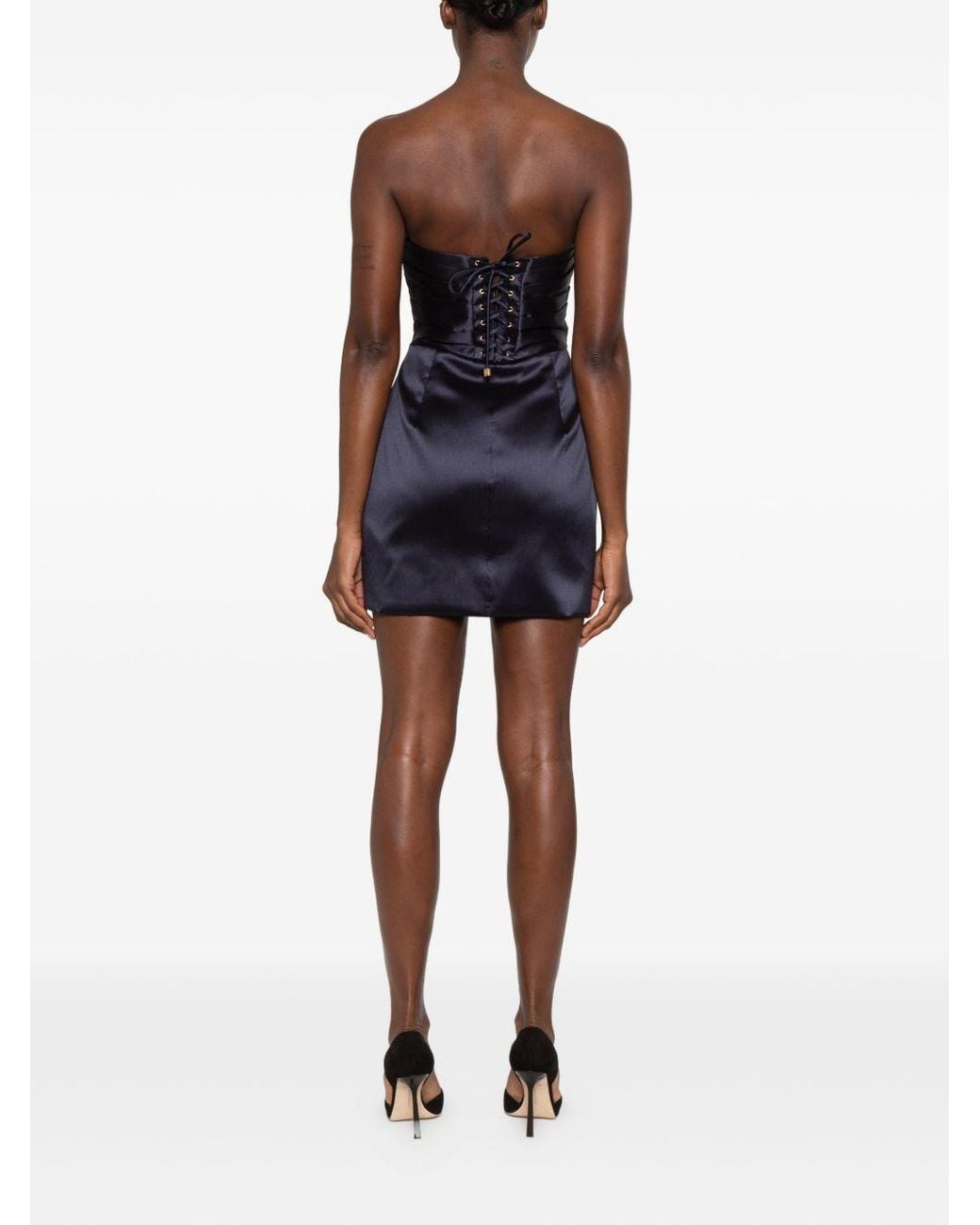 Elisabetta Franchi Blue Sleeveless Dress