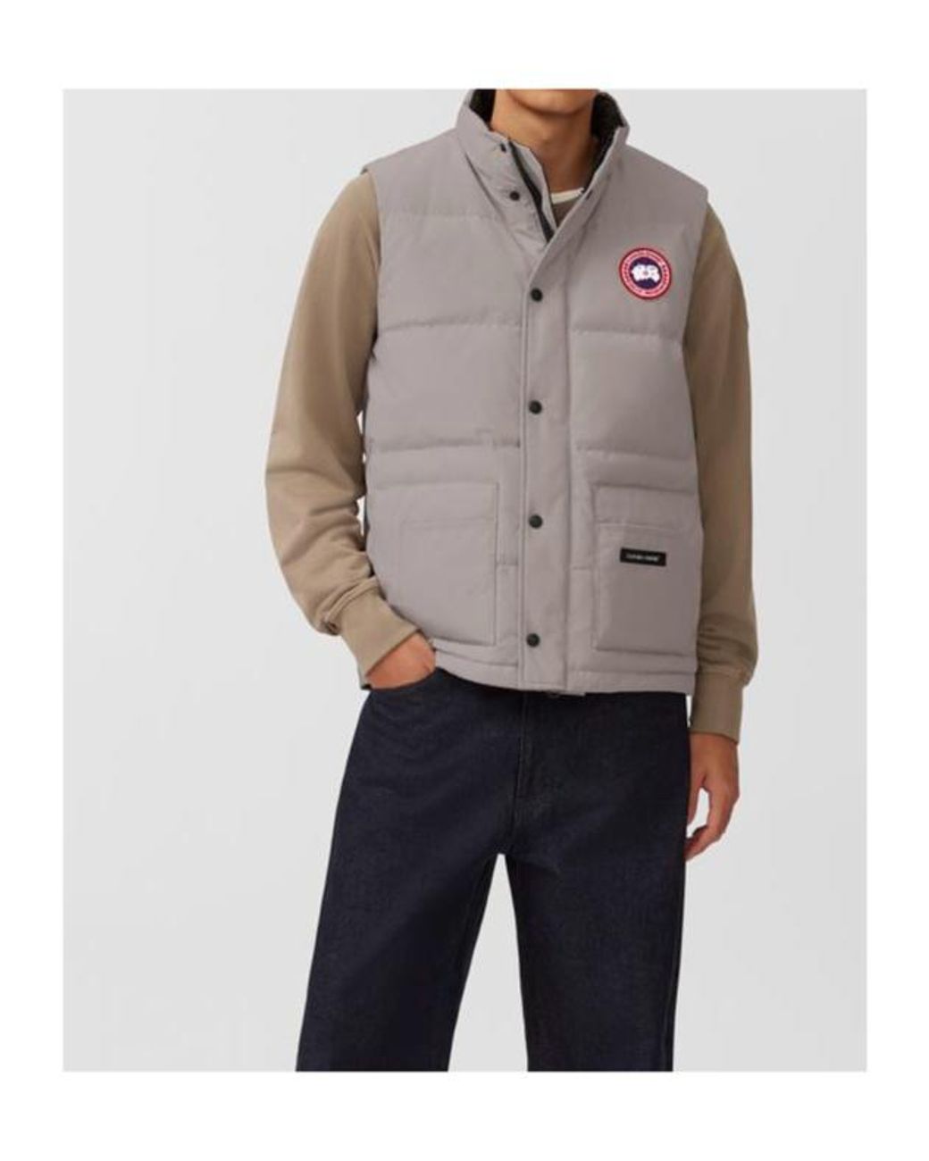 Canada Goose Gray Freestyle Down Gilet for men