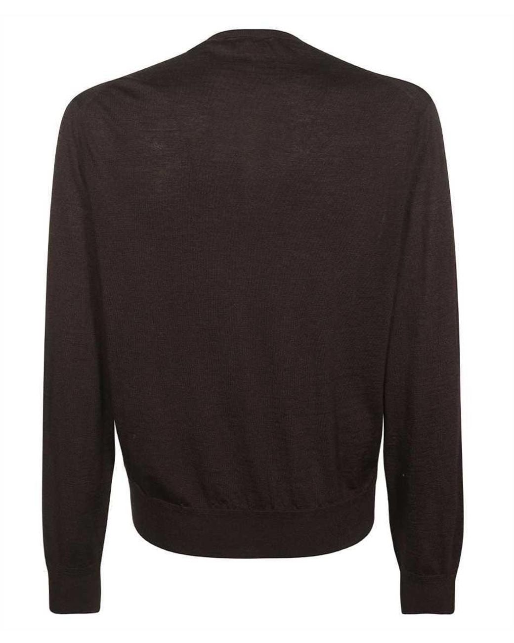 Tom Ford Brown Round Neck Sweater for men