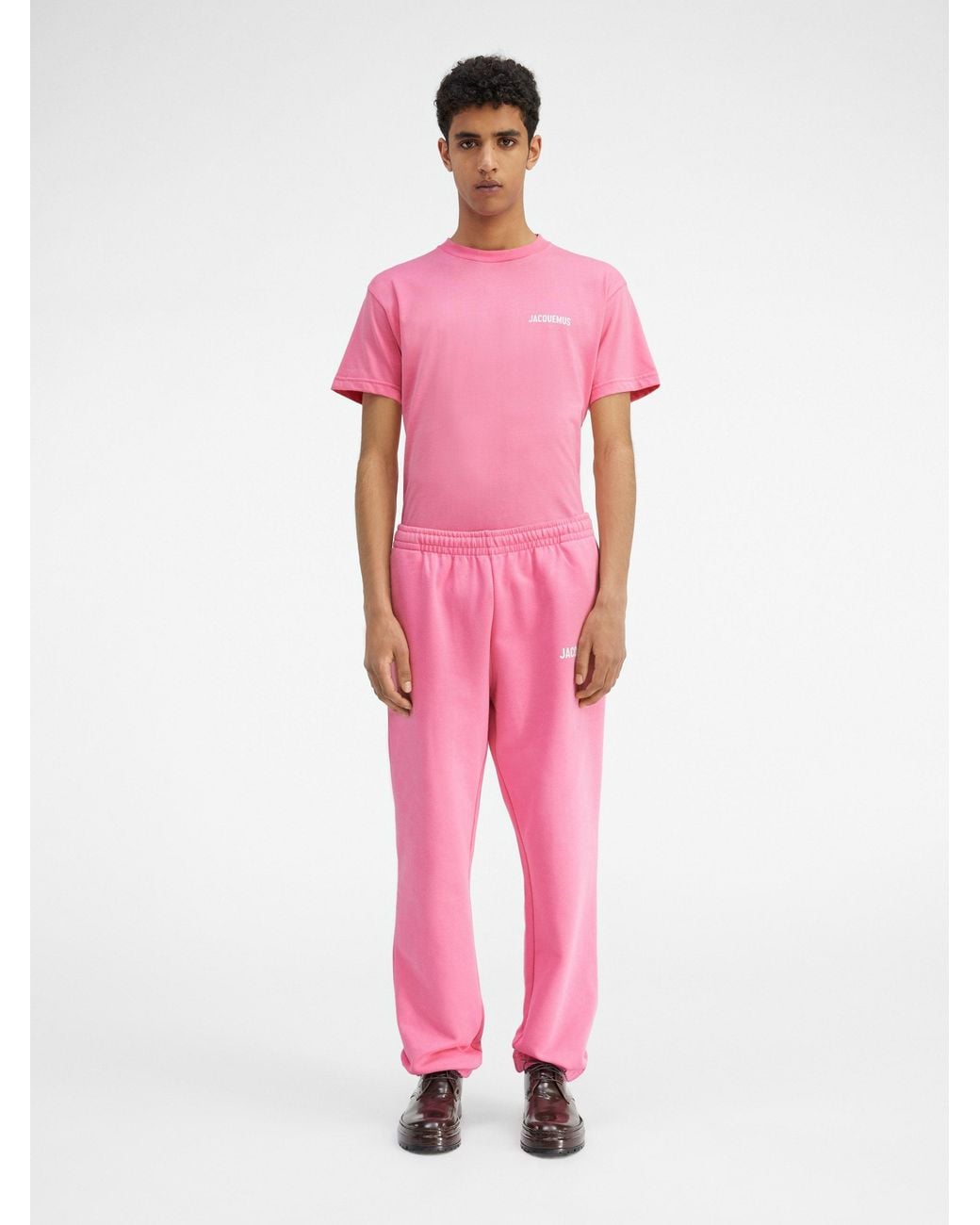 Jacquemus Pink Le Jogging Track Pants for men