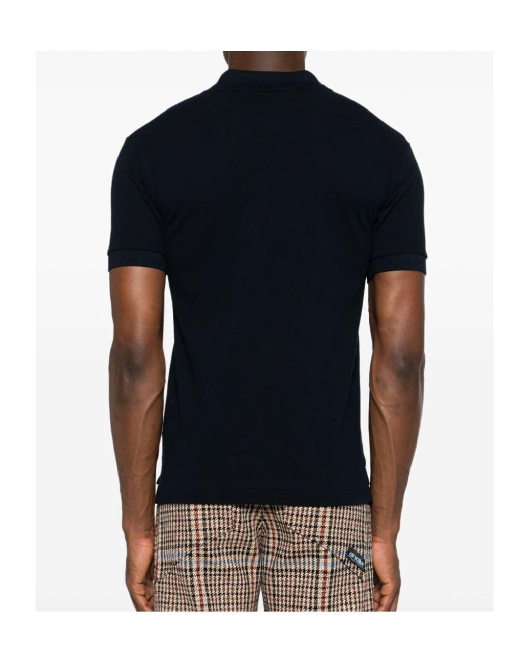 Comme des Garçons Black Short-Sleeved Polo Shirt for men