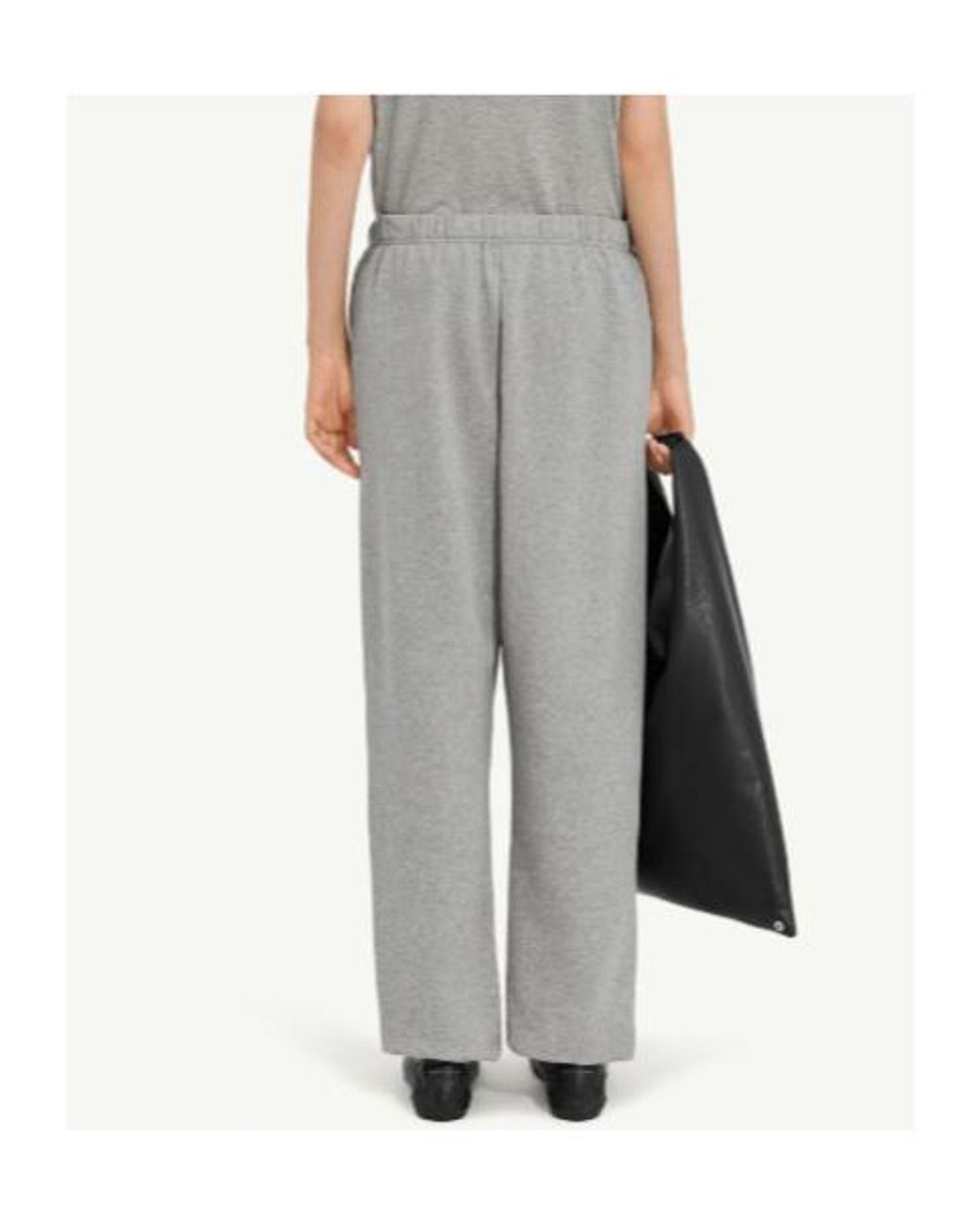MM6 by Maison Margiela Gray Elastic-Waistband Tapered Trousers