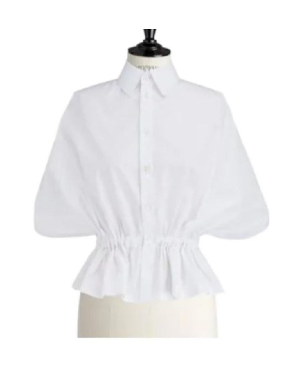 Dior White Point-Neck Shirt