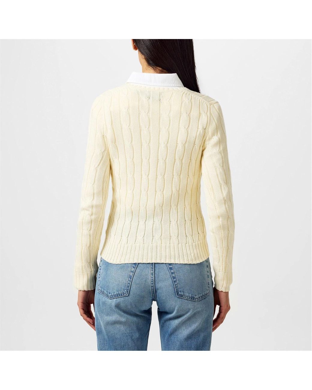 Polo Ralph Lauren Natural V-Neck Sweater