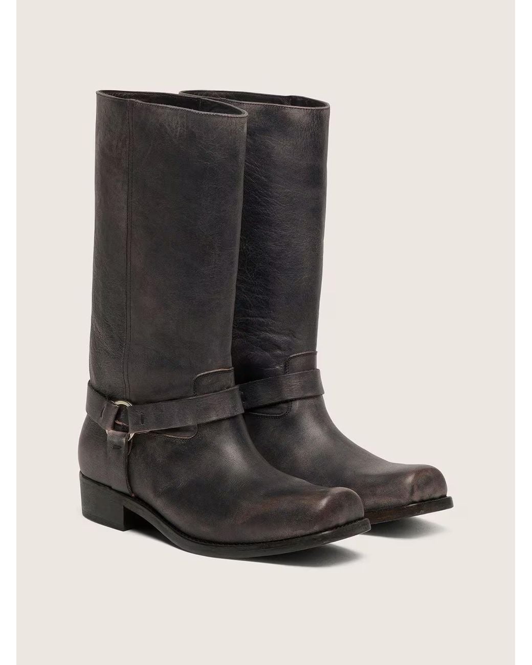 Golden Goose Deluxe Brand Black High Biker Boots