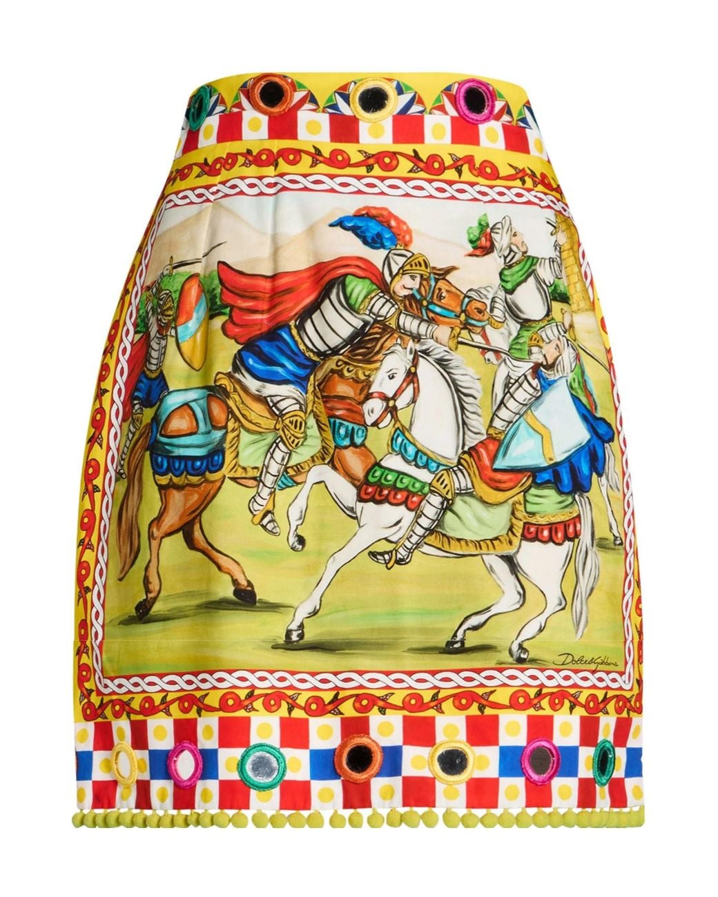 Dolce & Gabbana Gray Multi-Color Patchwork Dress