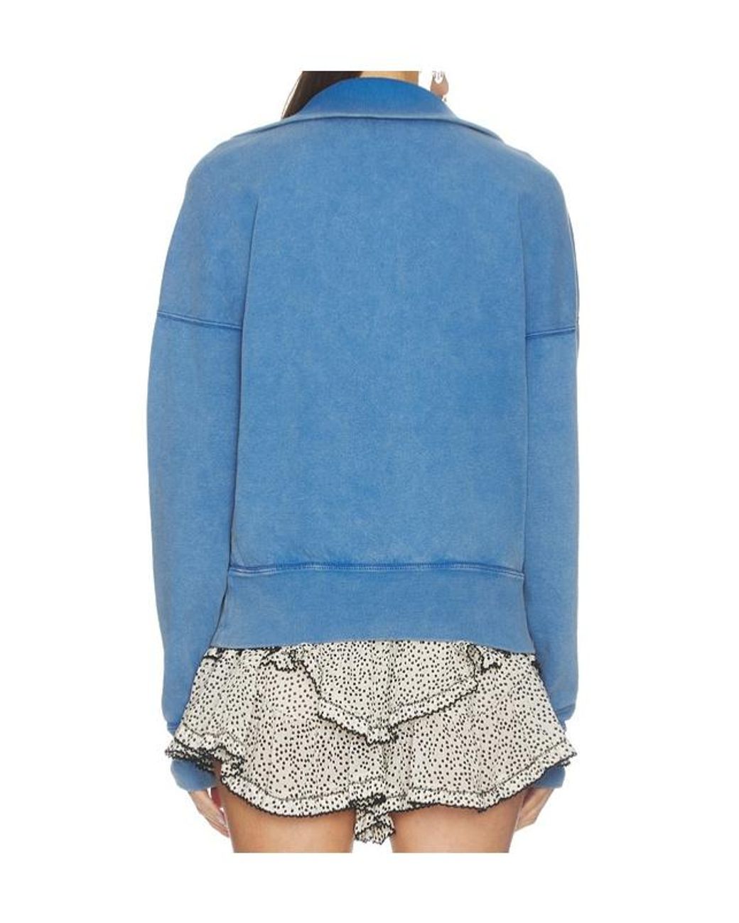 Isabel Marant Blue Isabel Marant Étoile Ross Half-Zip Sweatshirt