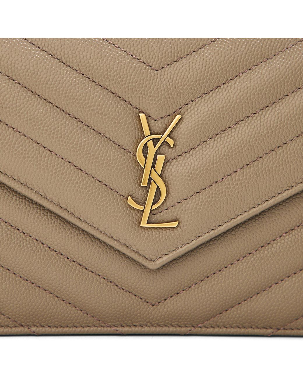 Saint Laurent Multicolor Solid Color Wallet On Chain