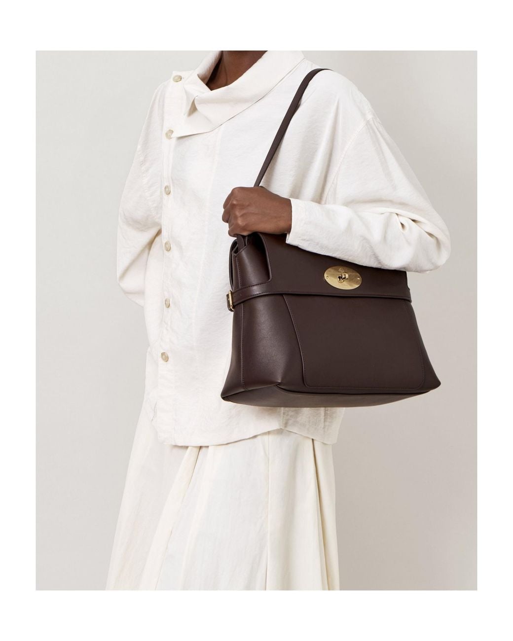 Mulberry Black Stevie Top Handle Bag