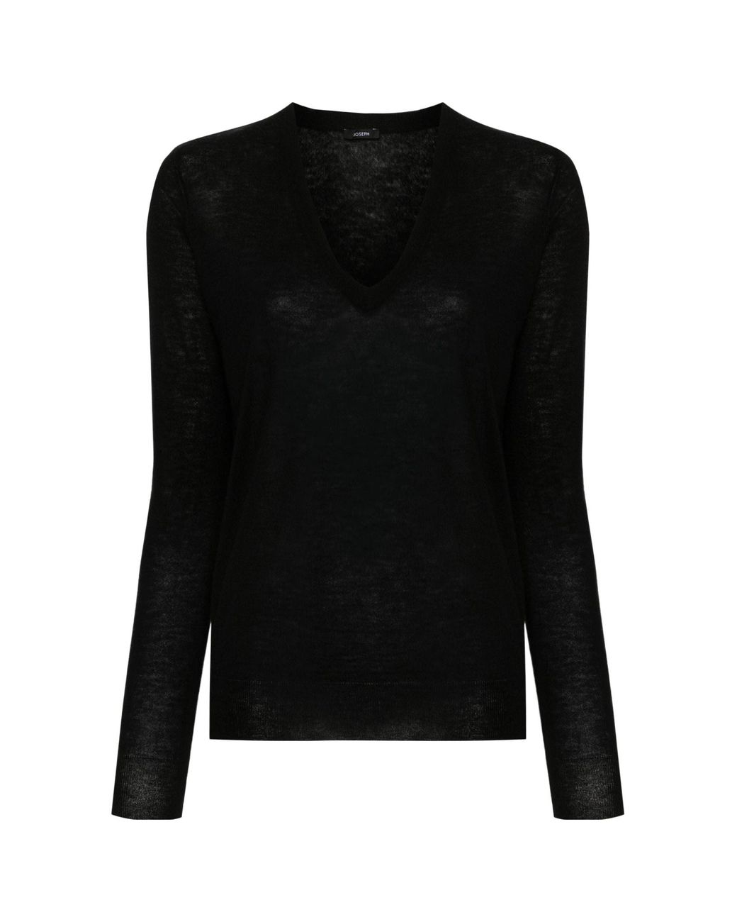 Joseph Black Cashair V Neck Jumper