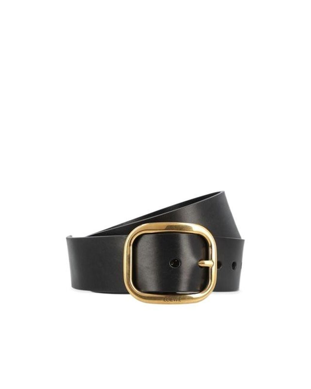 Loewe Multicolor Logo Engraved Buckled Belt