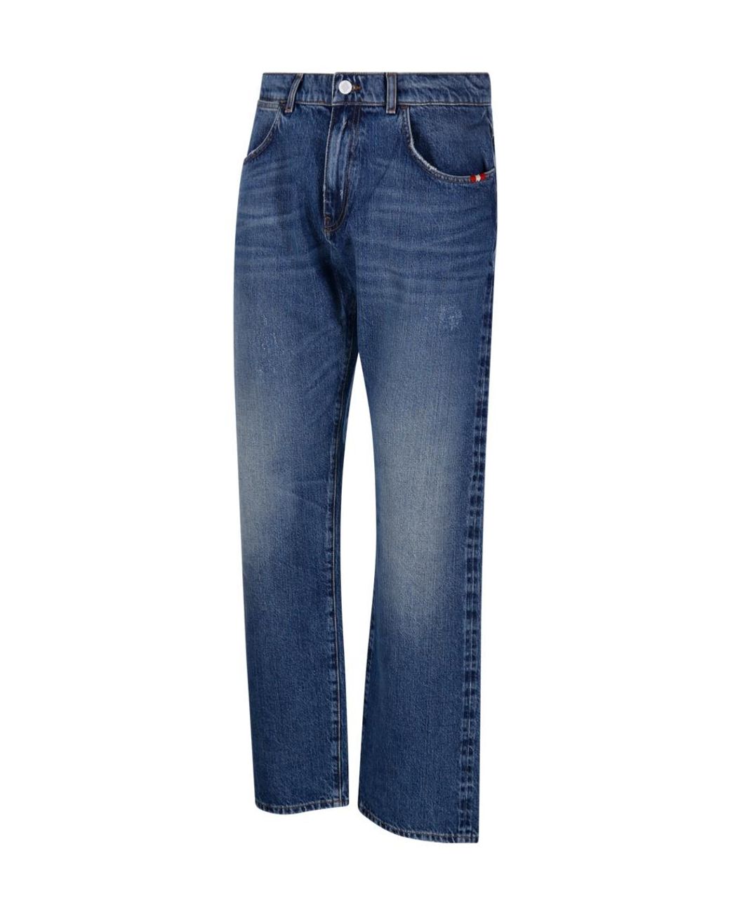 AMISH Blue Straight-Leg Jeans for men