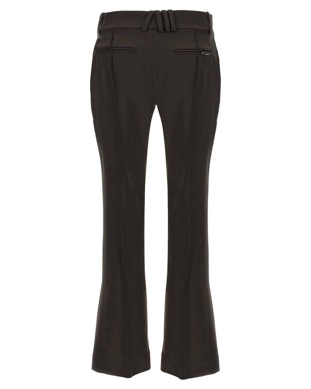 The Attico Black Belt Loops Slacks