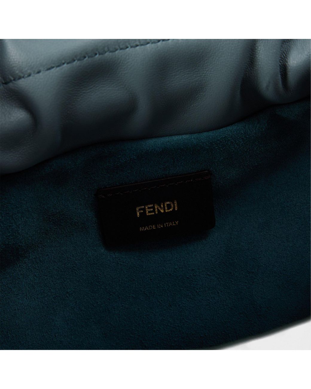 Fendi Blue Casual Leather Shoulder Bag