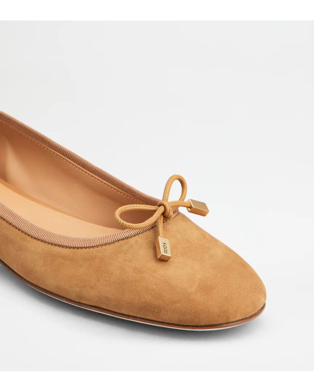 Tod's Brown Ballerinas