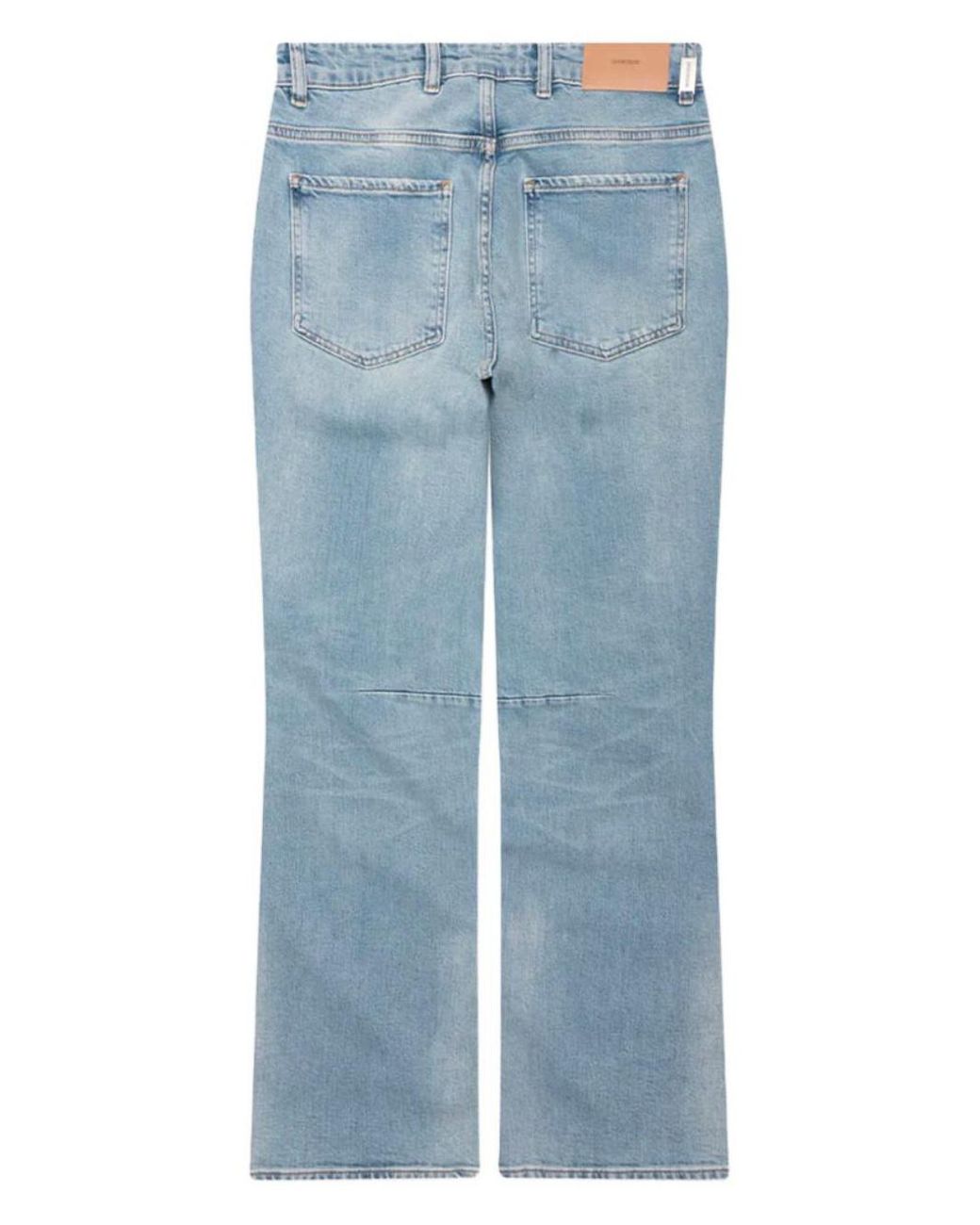 Represent Blue Vintage Wash Straight-Leg Jeans for men