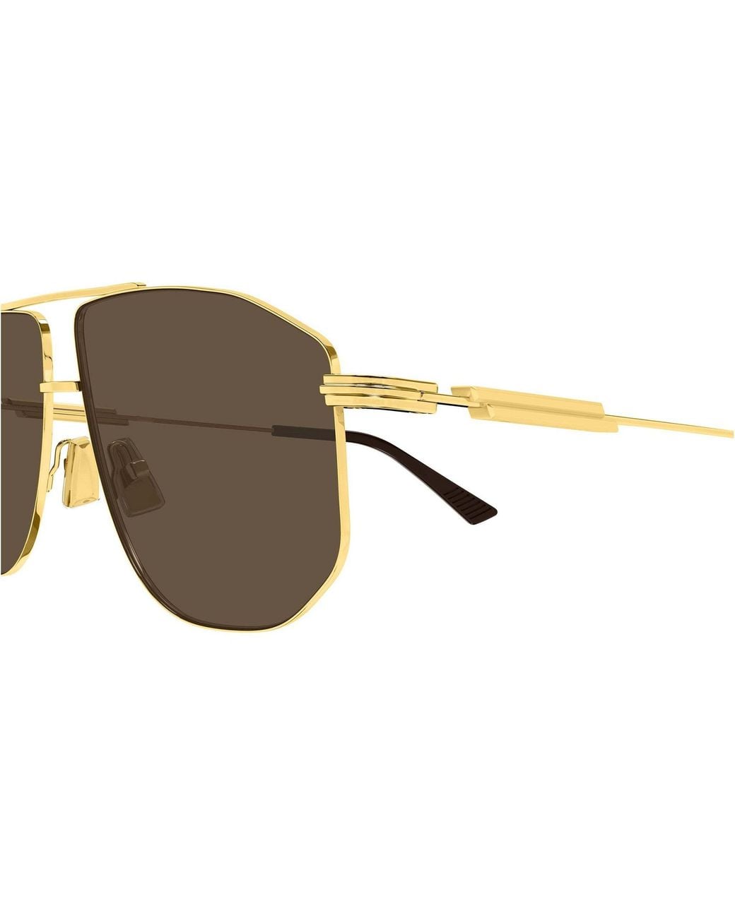 Bottega Veneta Multicolor Eyewear Aviator Frame Sunglasses for men