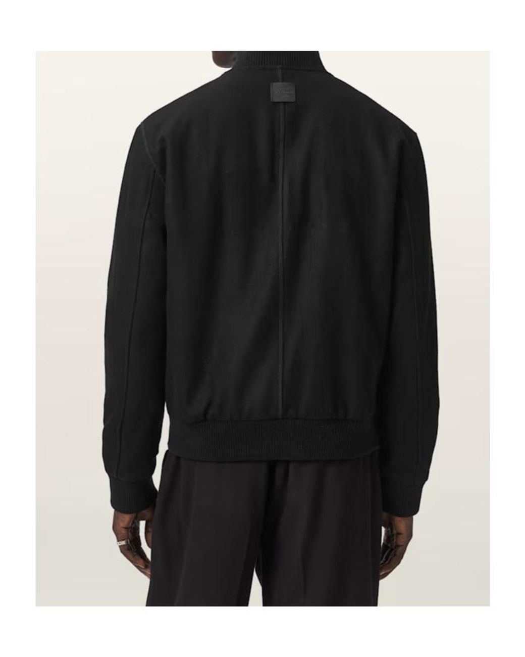 AllSaints Black Long-Sleeved Casual Jacket for men