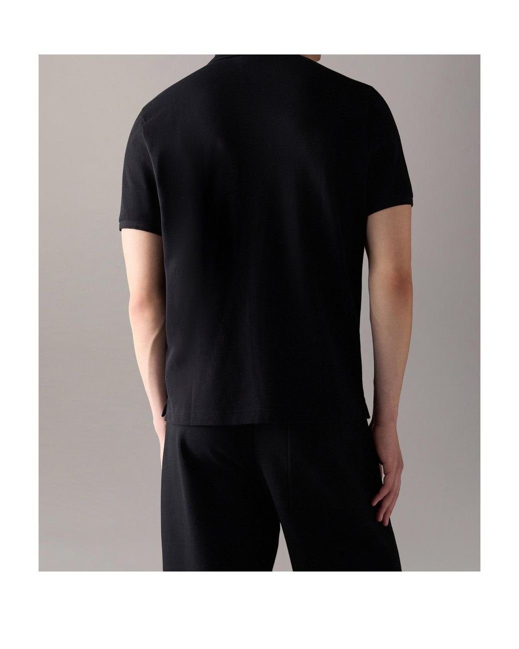 Moose Knuckles Black Everett Polo Shirt for men