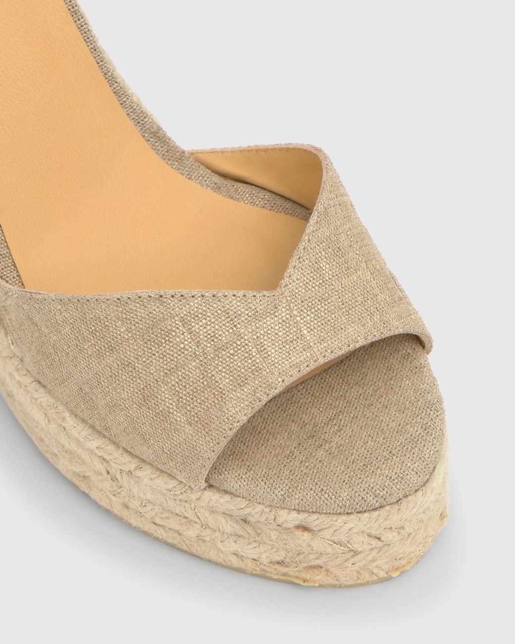 Castaner Natural Castañer Wedge Ankle-Strap Heeled Sandals