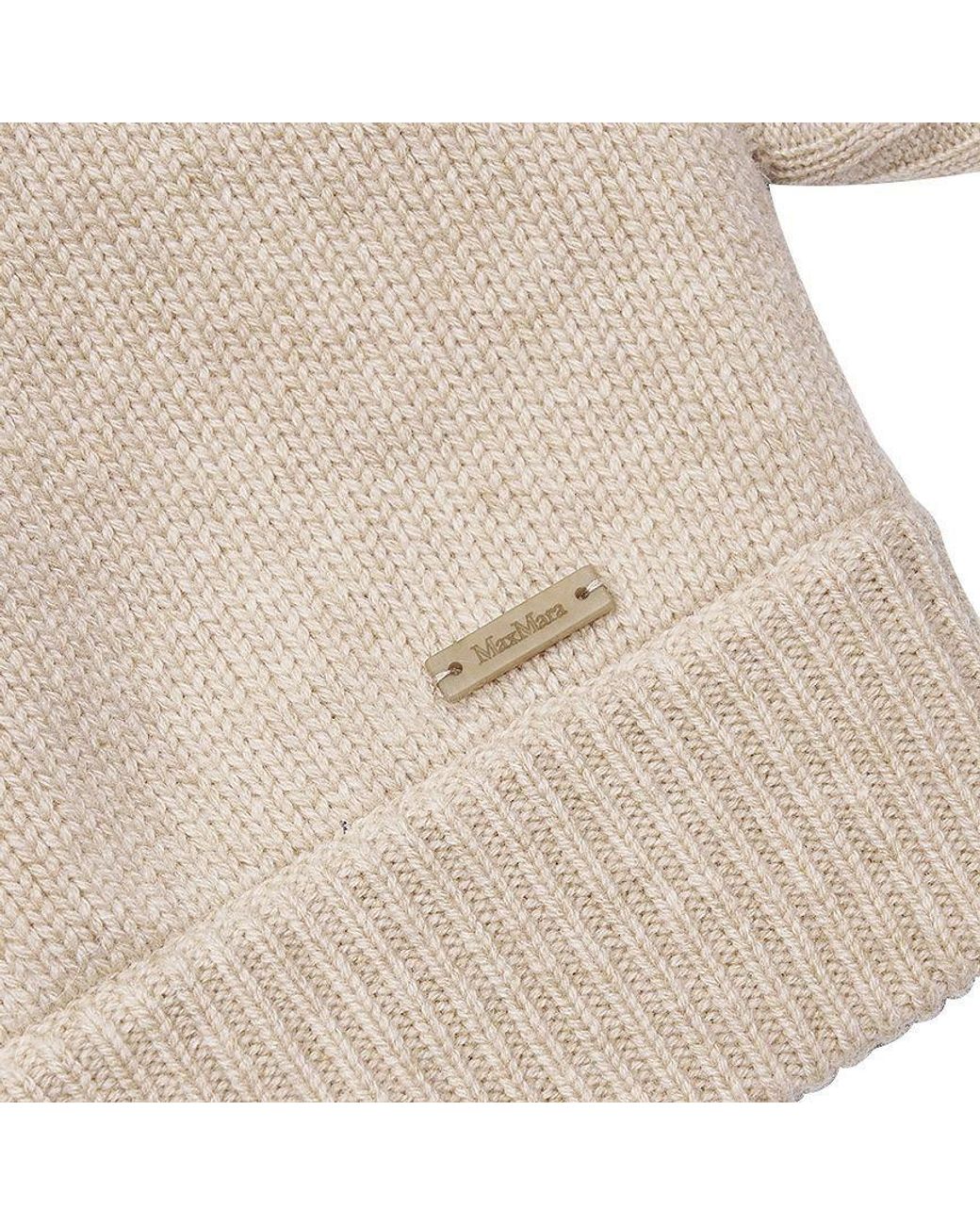 Max Mara Natural Vals Button Detailed Open-Front Cardigan