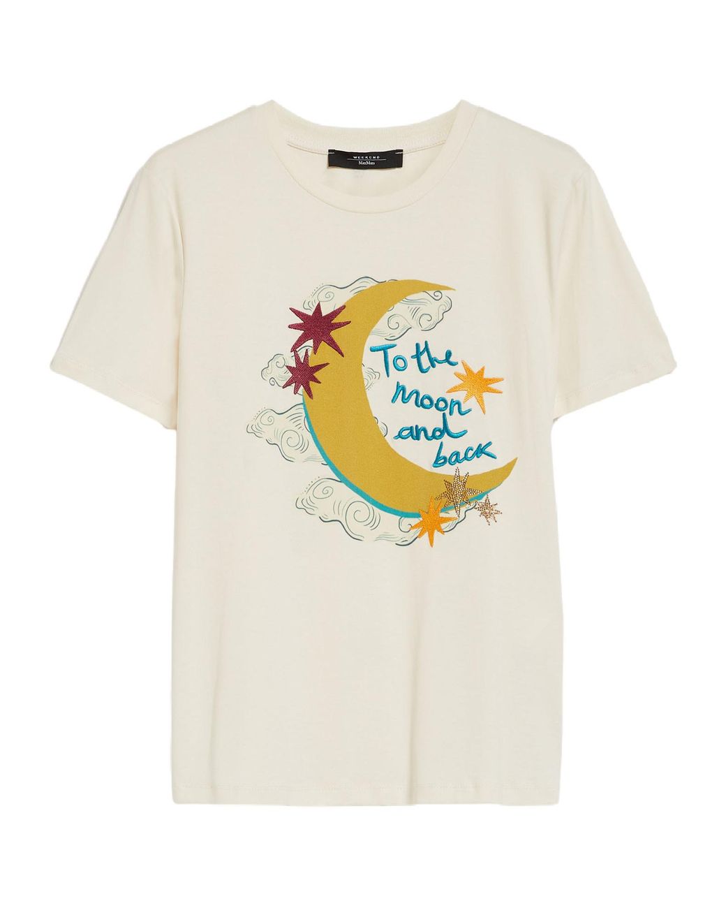 Weekend by Maxmara White Crew Neck Short-Sleeve T-Shirt