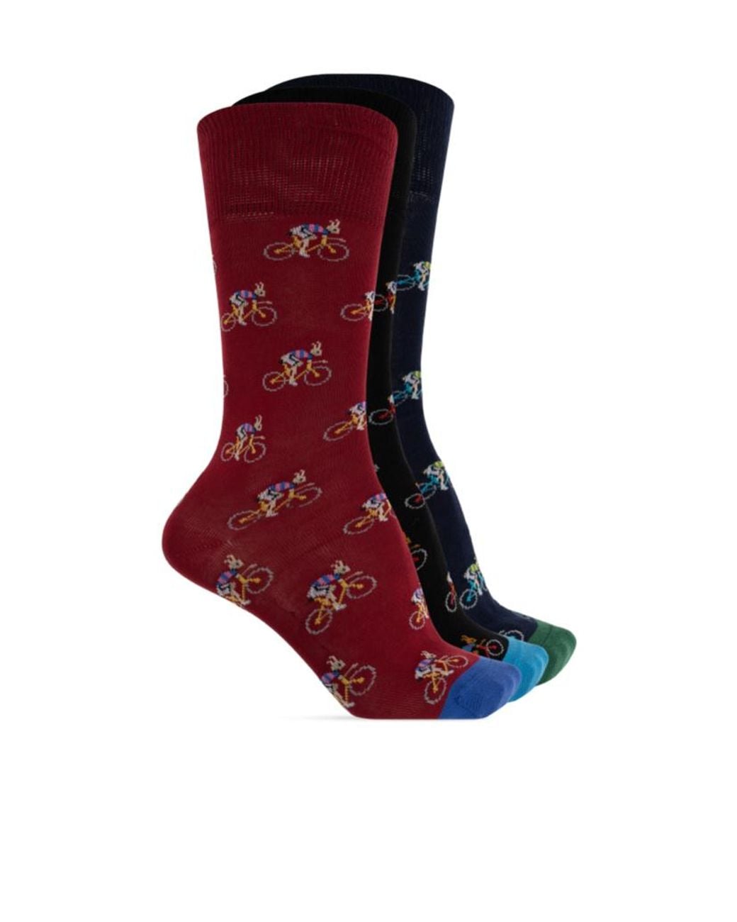 Paul Smith White Three Pack Of Cotton Socks for men