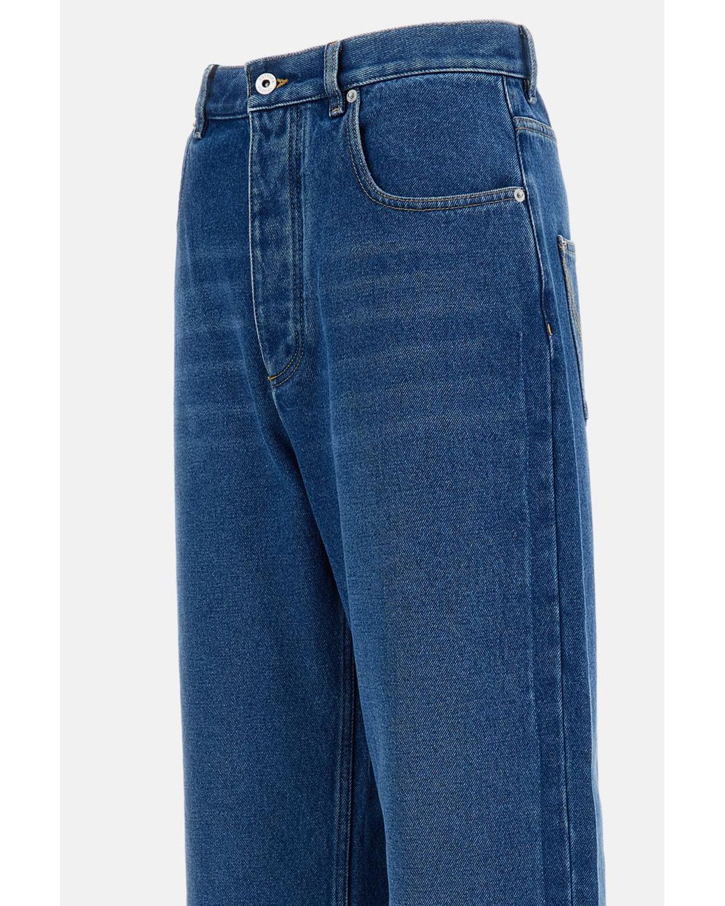 Bottega Veneta Blue Wide Leg Jeans