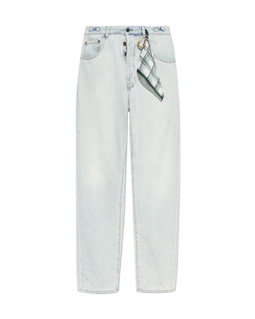 DARKPARK White Mark Relax Fit Jeans for men