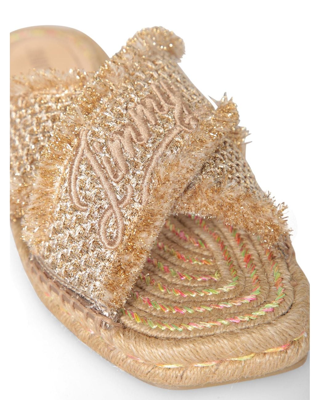 Jimmy Choo Brown Slip-On Sandals