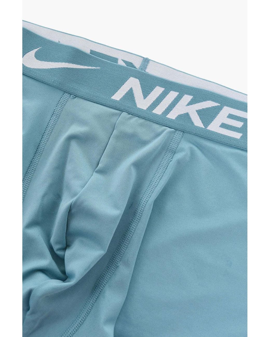 Nike Blue Essensial Micro Dri-Fit Boxers 3-Pack for men