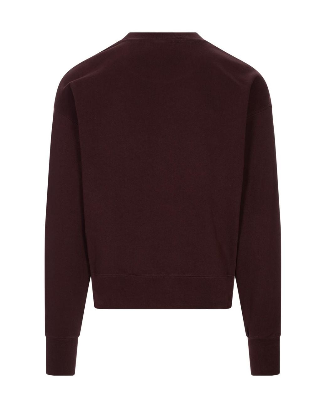 McQueen Purple Logo Printed Crewneck Sweatshirt for men