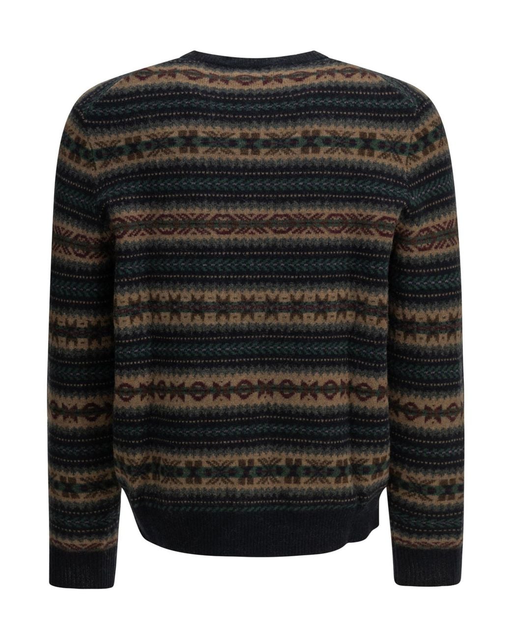 Polo Ralph Lauren Black Fair Isle Sweater for men