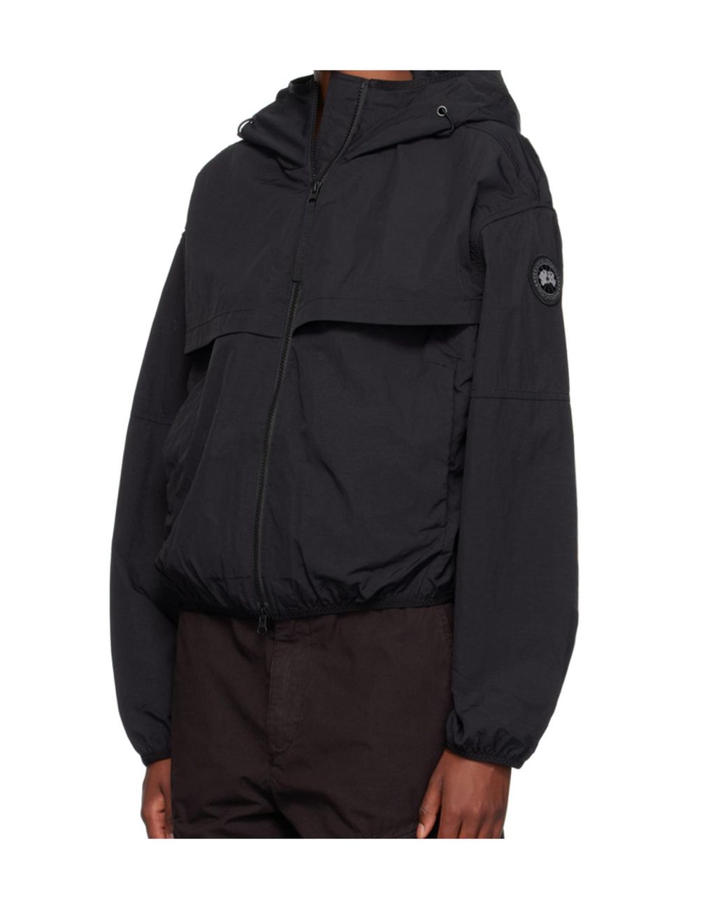 Canada Goose Black Sinclair Wind Hooded Jacket