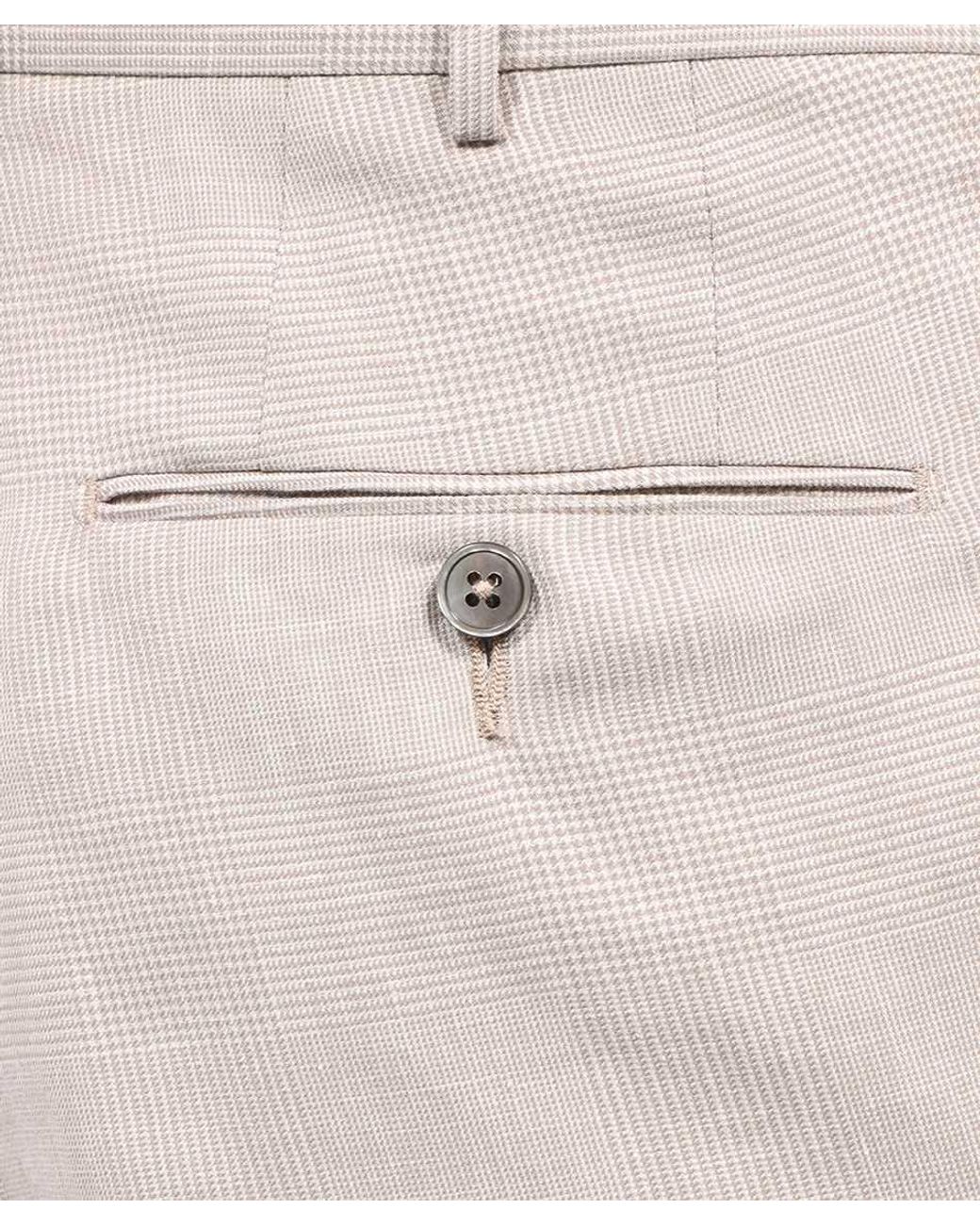 Zegna Gray Waistband Loop Casual Pants for men