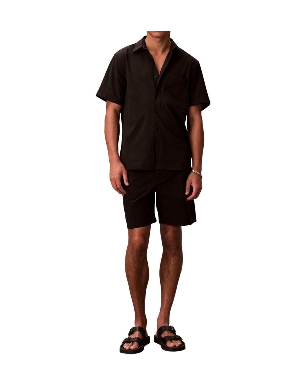 Calvin Klein Black Shortsleeve Shirt for men