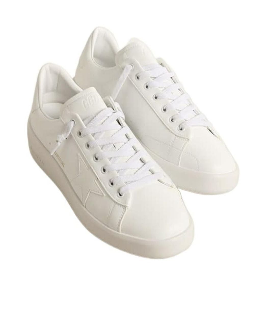 Golden Goose Deluxe Brand White Purestar Sneakers for men