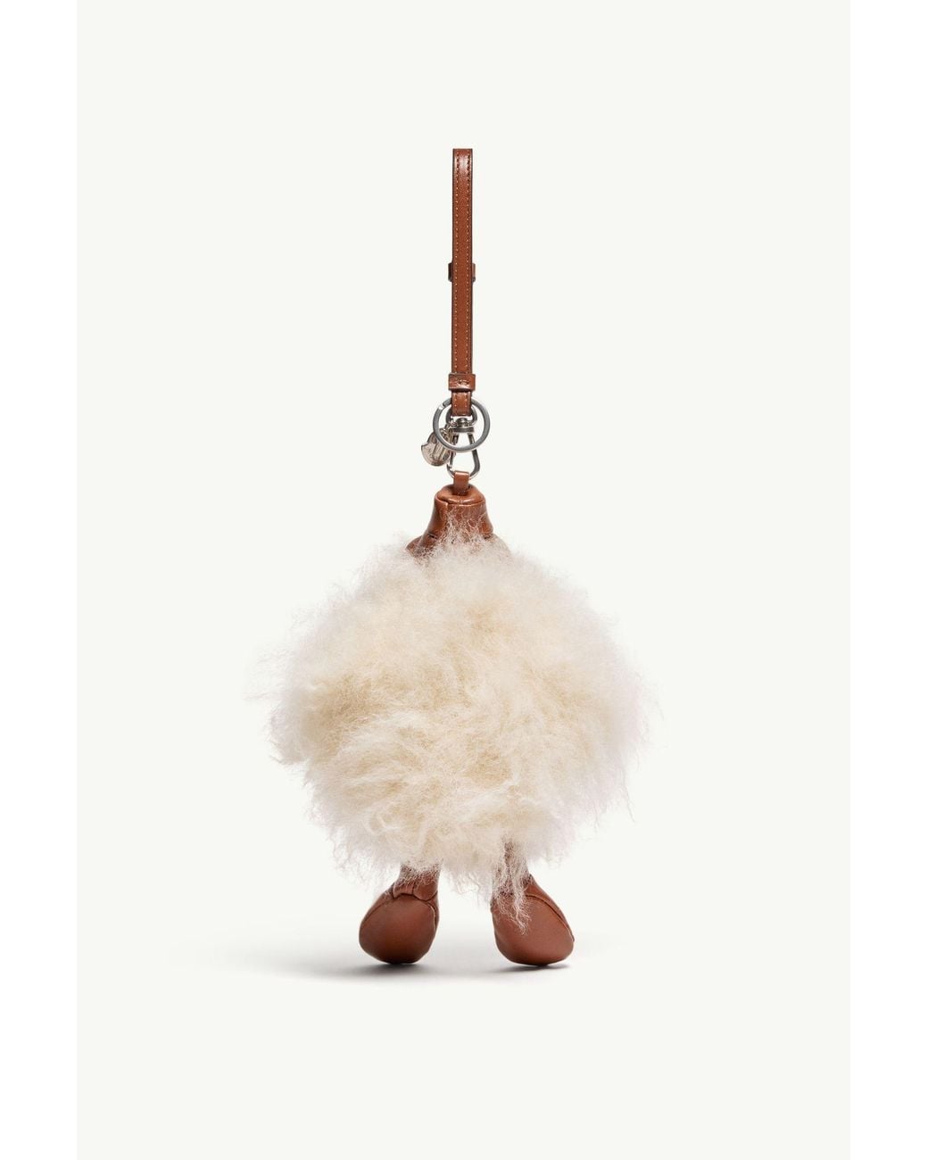 Moncler Natural Fluffy Duck Bag Charm
