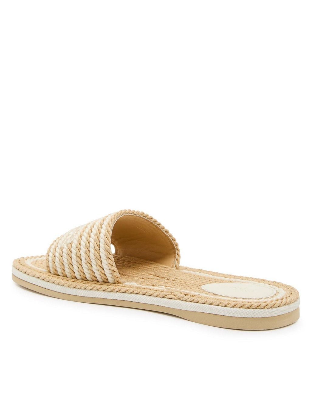 Chloé Natural Casual Rope Slides