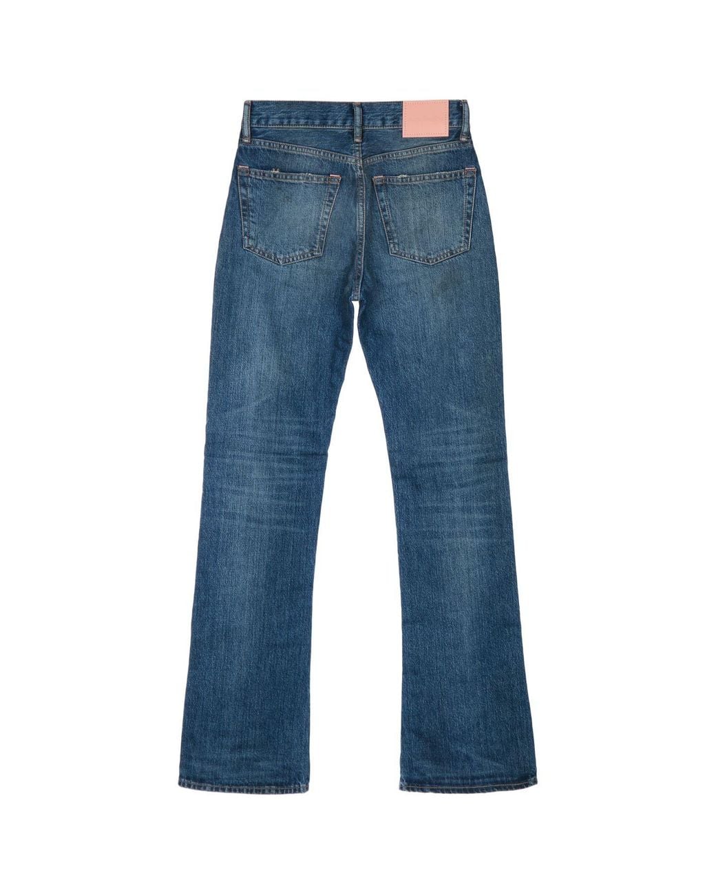 Acne Blue Five-Pocket Regular-Fit Jeans With Straight Hem
