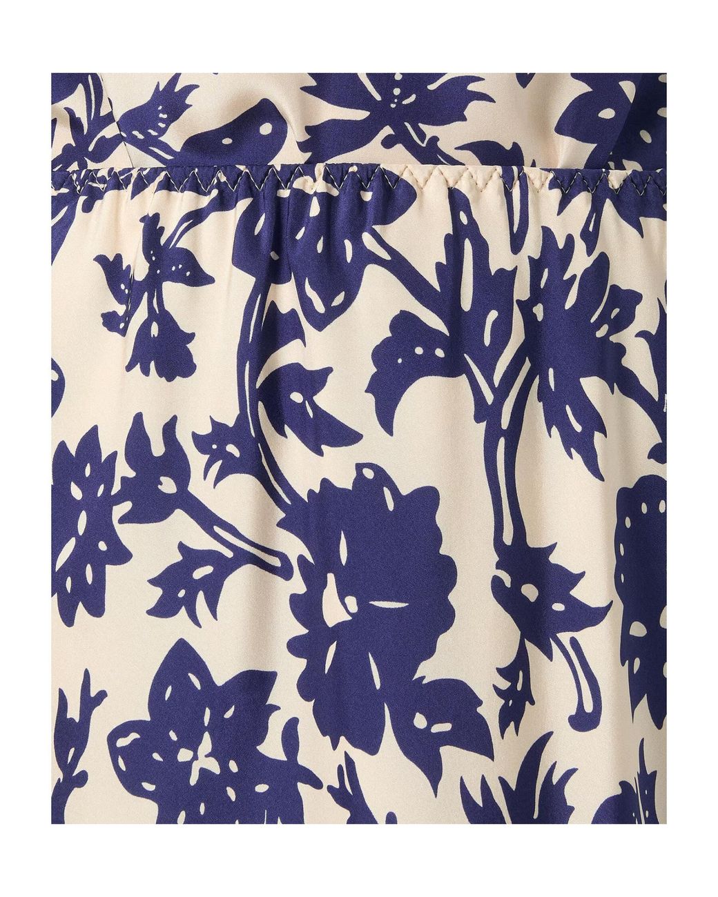 Loro Piana Blue Printed Midi Skirt