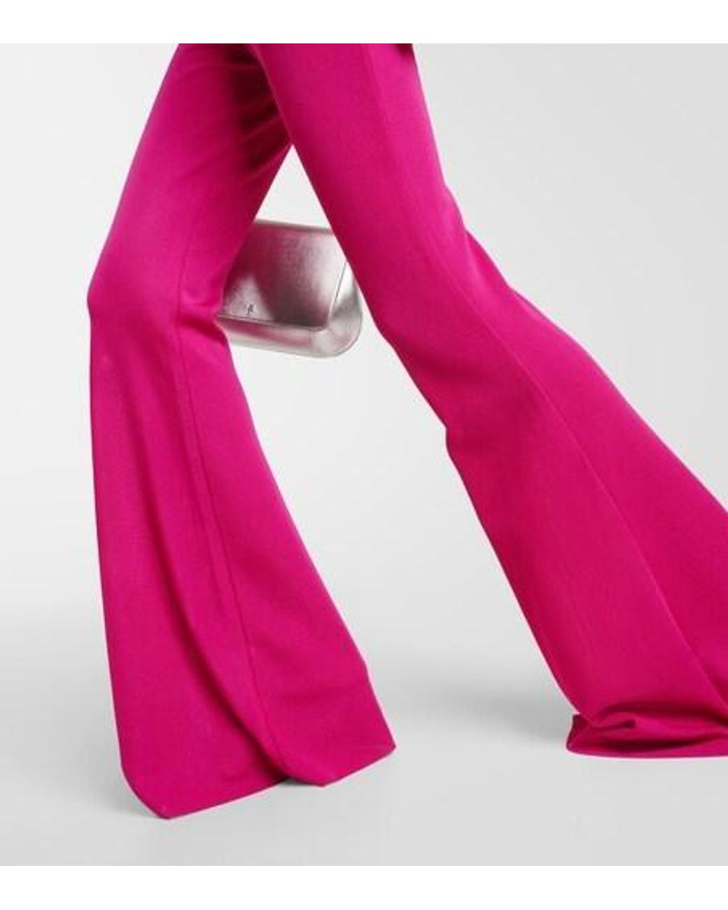 Alexandre Vauthier Pink One-Shoulder Flared Jumpsuit