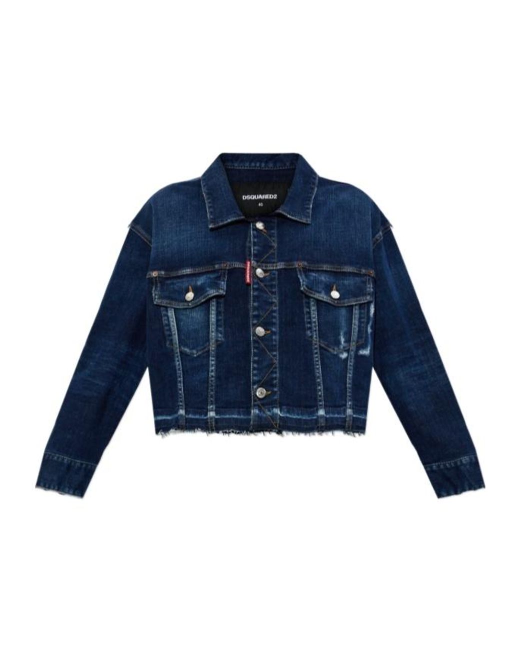 DSquared² Blue Distressed Jacket