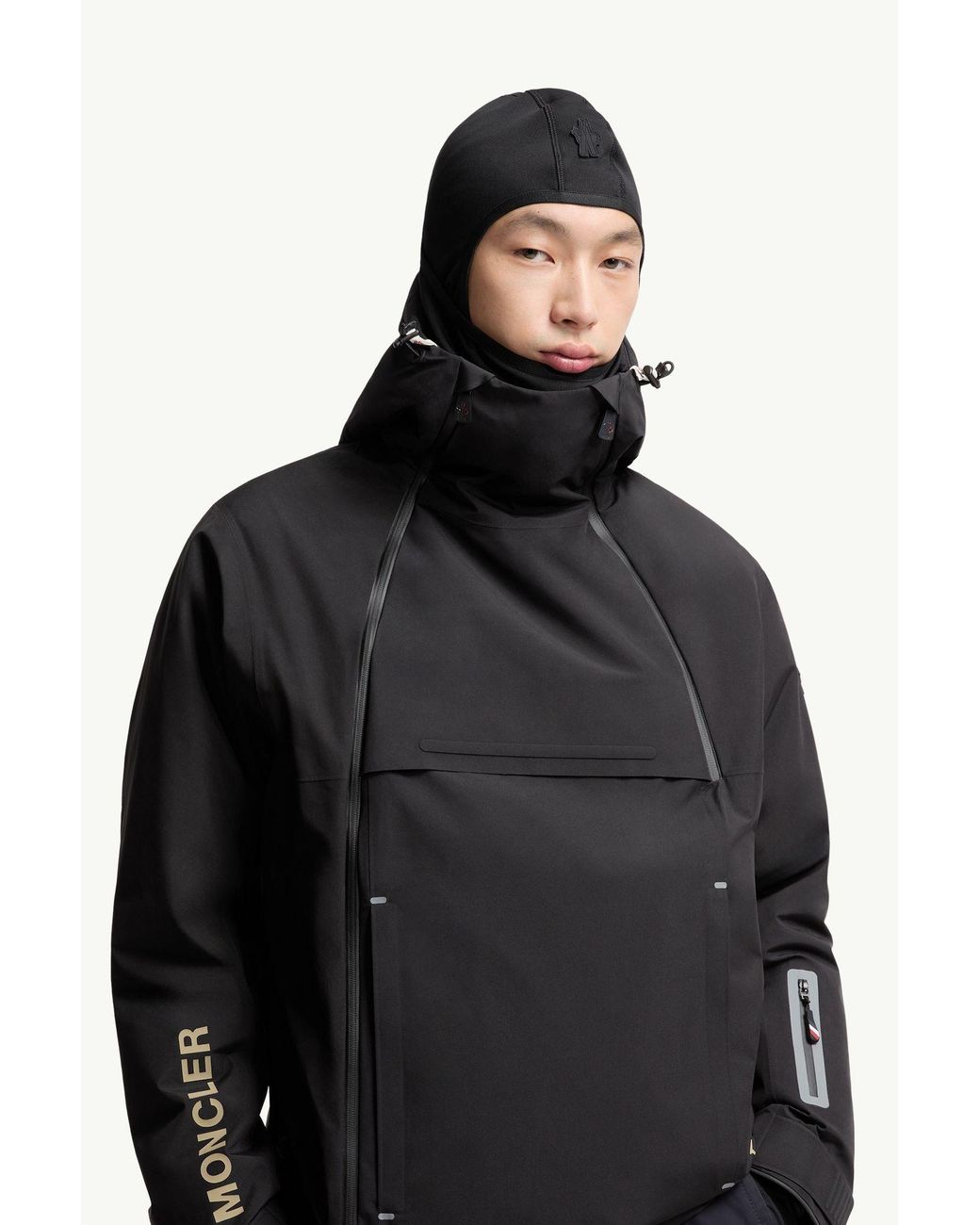 Moncler Black Polartec Balaclava for men
