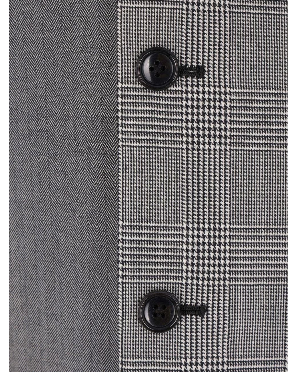 Comme des Garçons Gray Comme Des Garçons Single-Breasted Panelled Jacket