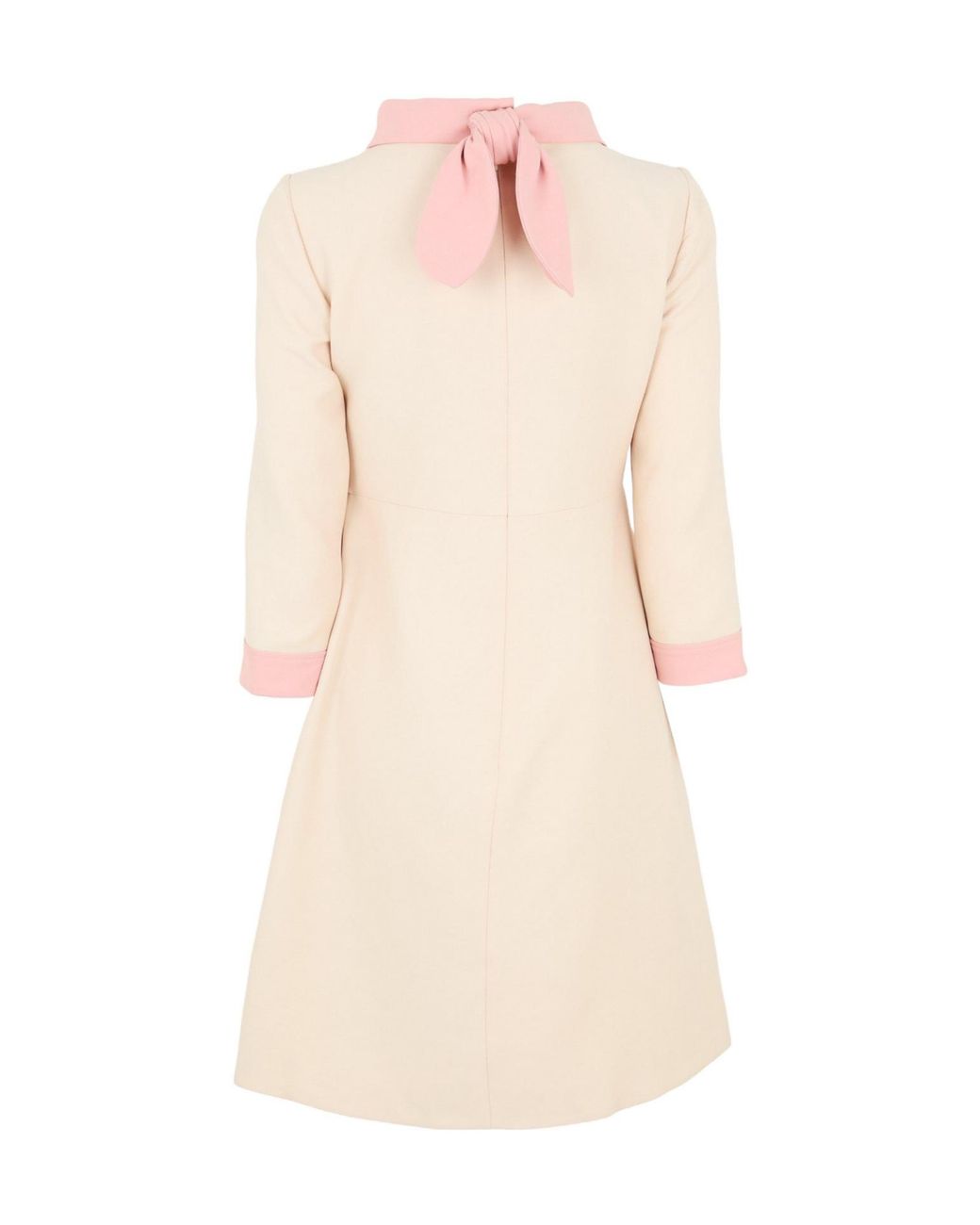 Gucci Natural Tigerprint Longsleeve Dress